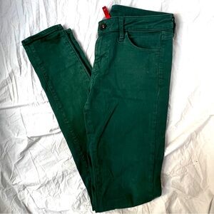 Green Uniqlo jeans